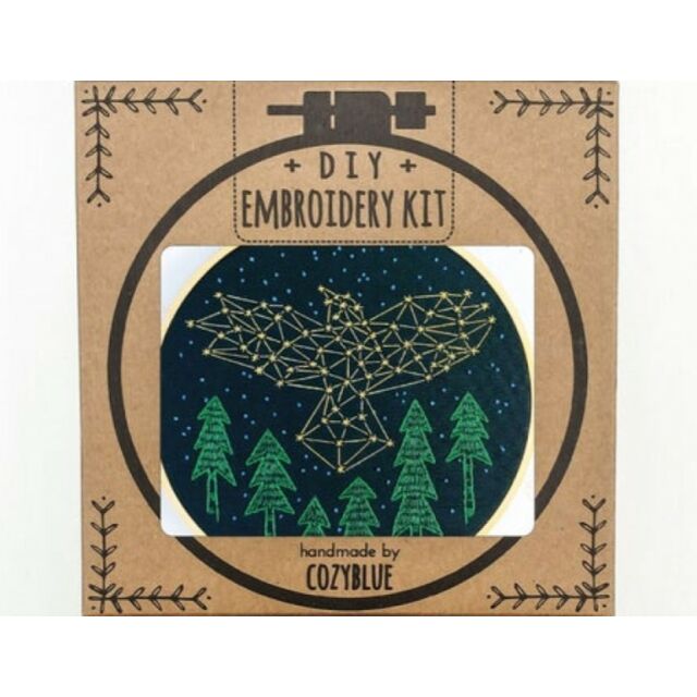 The Crow Embroidery Kit