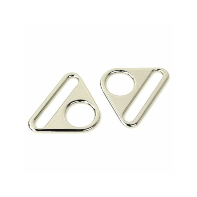 Two Triangle Rings 1.5" Nickel