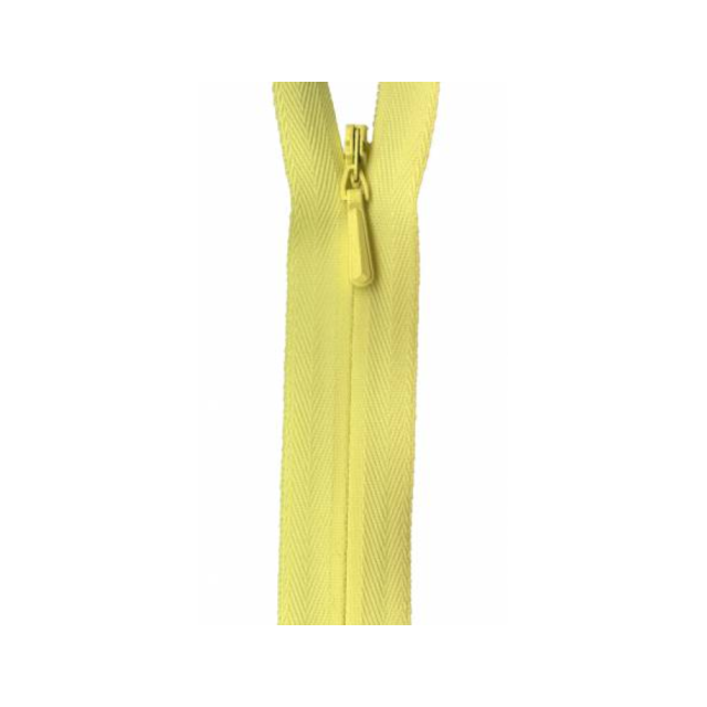 YKK Yellow Invisible Zipper 22"
