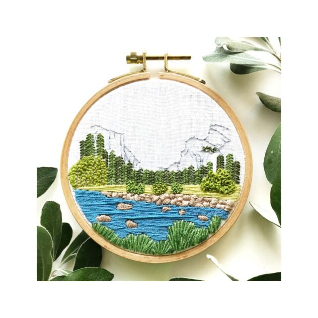 Yosemite Valley Embroidery Kit
