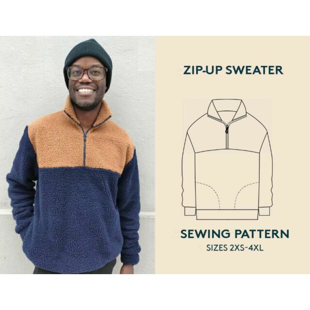 Wardrobe by Me Zip-up Sweater