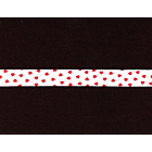 Hearts Bias Tape Red