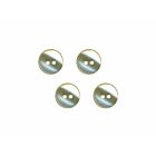2-Hole Button Ivory 15mm