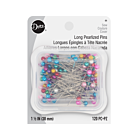 Dritz Long Pearlized Sewing Pins Multicolor