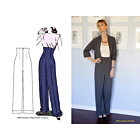 Decades of Style 1940's Empire Waist Trousers #4004