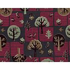 Japanese Forest Block Canvas Wine