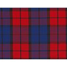 Plaid Rayon Red and Blue