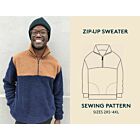 WBM Mens Zip-up Sweater
