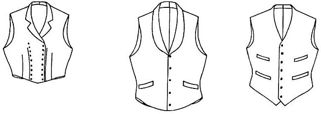 Folkwear Pattern #222 - 1800's Vintage Vests | Harts Fabric