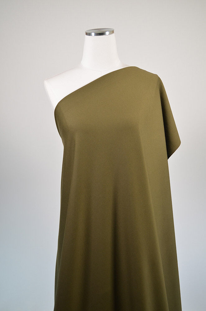 Ponte Knit Olive | Harts Fabric