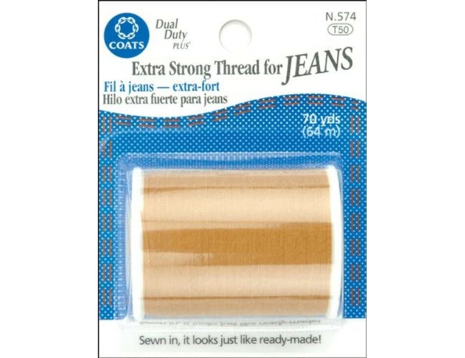 Coats Extra Strong Thread for Jeans 70yd (Golden)