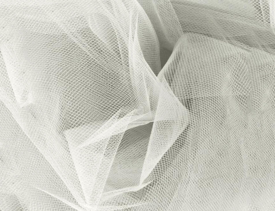 Decorative White Tulle Assorted - 40 yards Fabric