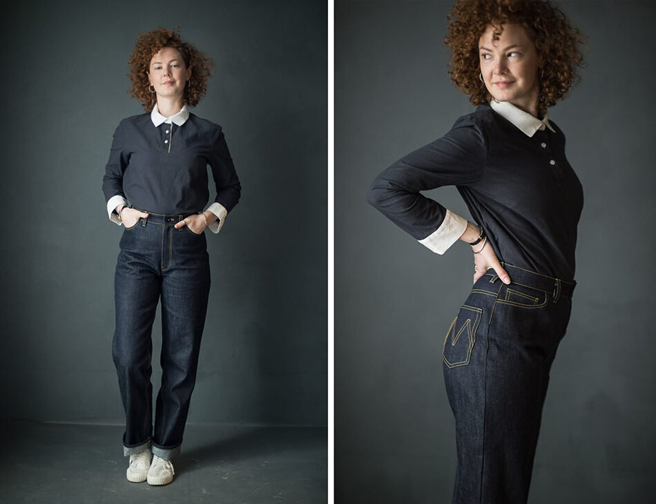 Merchant & Mills Heroine Jeans Sewing Pattern | Harts Fabric