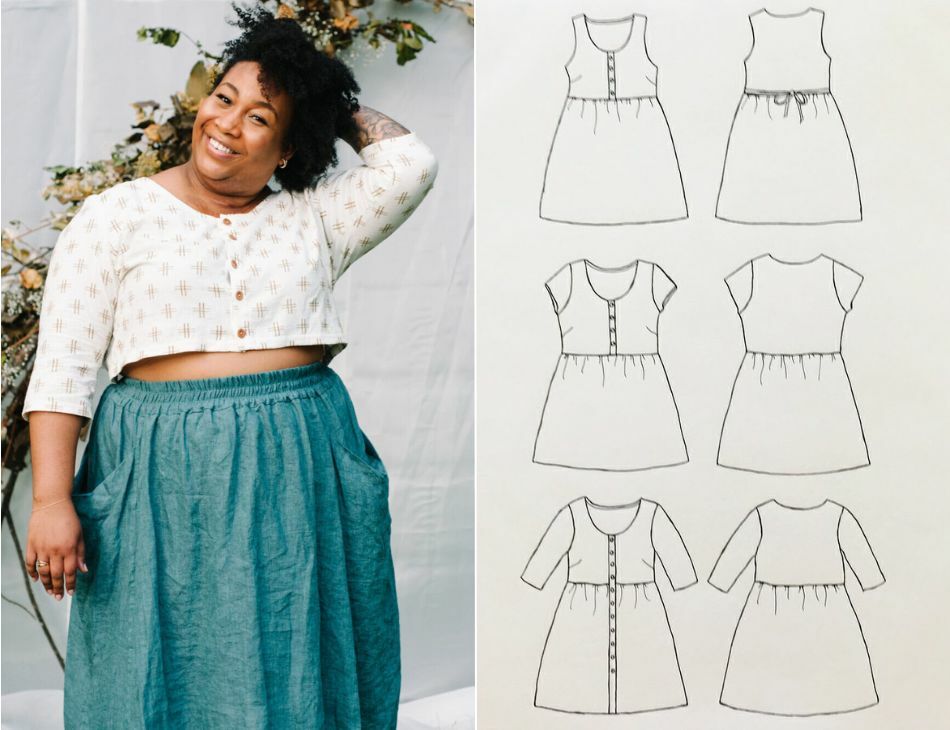 Sew Liberated - Hinterland Dress Pattern (Sizes 0-34) - 853845002308