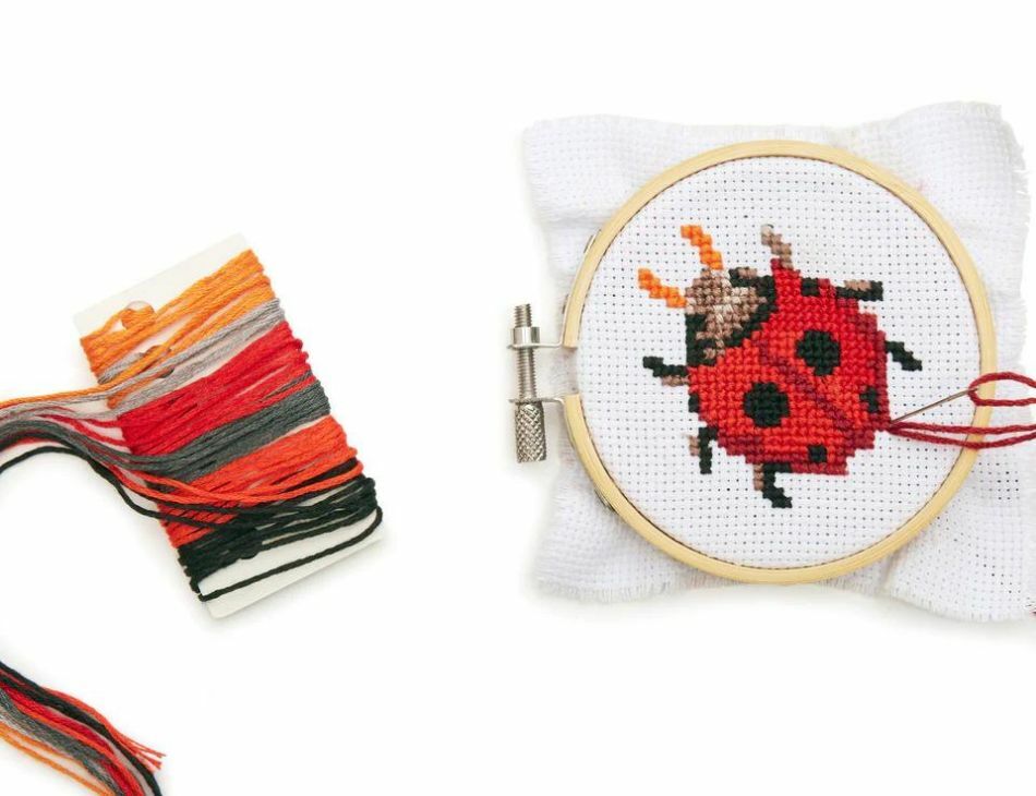 Mini Bird Cross Stitch Kit | Harts Fabric