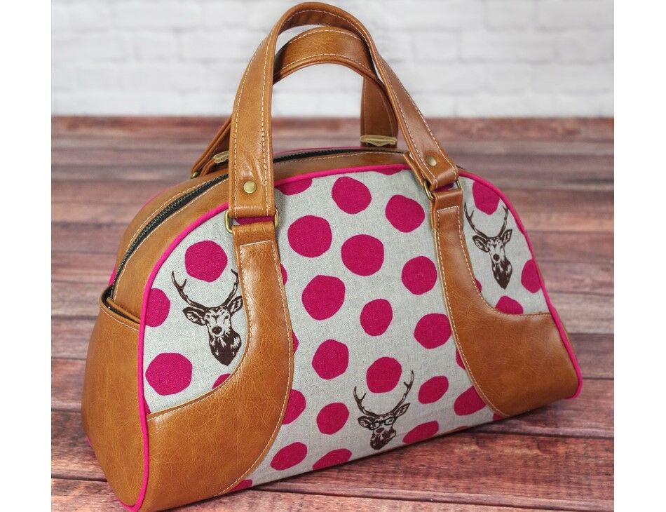 Swoon Maisie Bowler Handbag Pattern | Harts Fabric