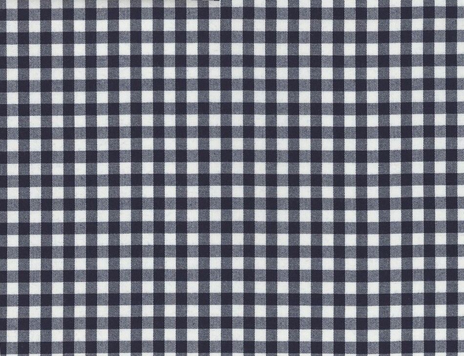 COTTON WOVEN GINGHAM FABRIC • Blue