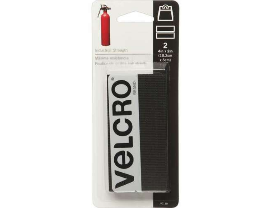 Velcro Industrial Strength Stick On Fasteners Black