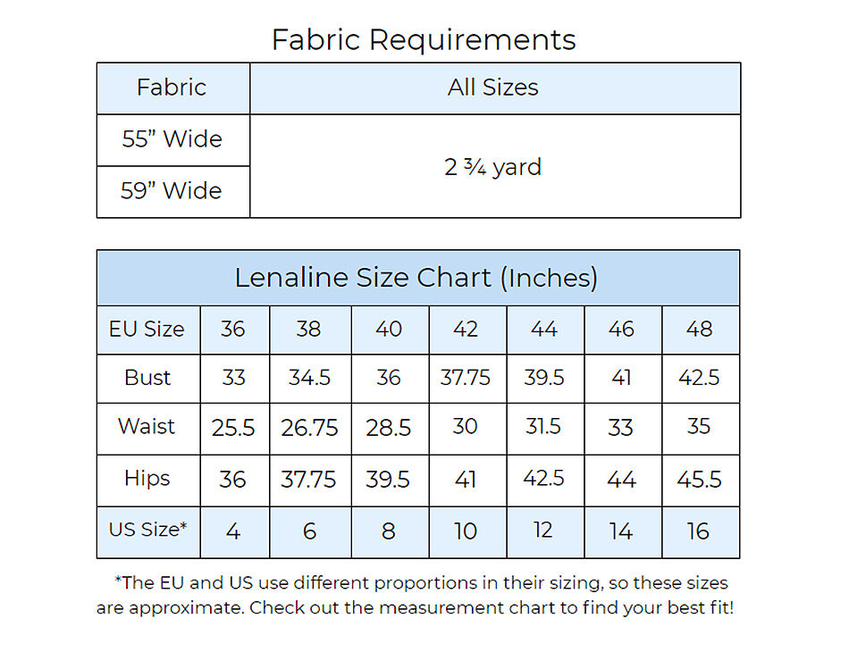 Lenaline Vika Dress Downloadable PDF Sewing Pattern | Harts Fabric