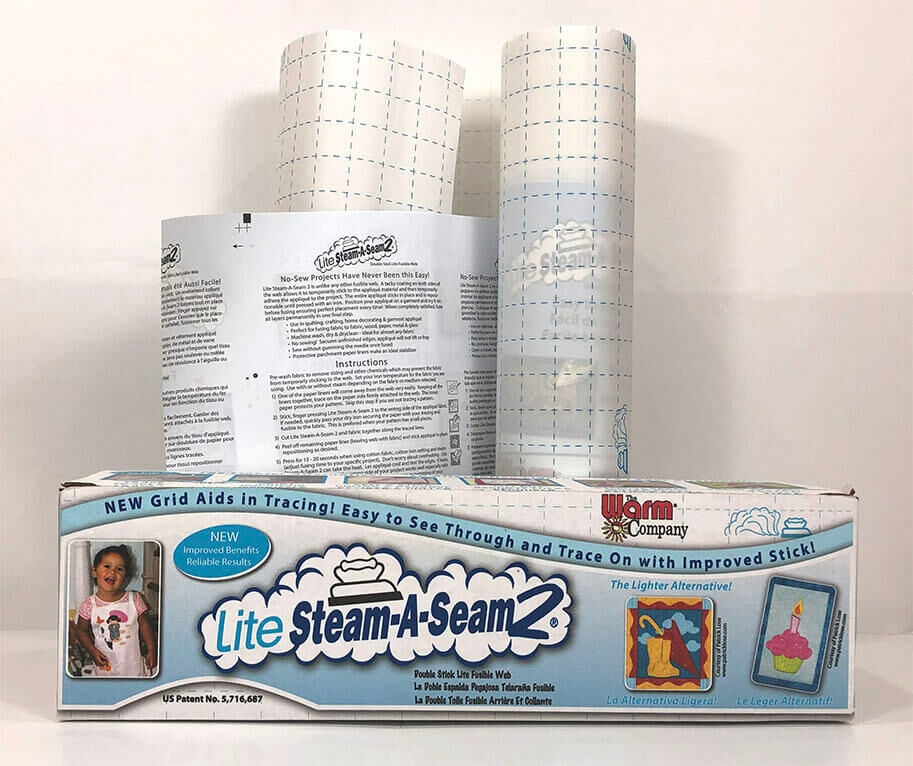 Lite Steam-A-Seam 2 (12 in. wide), sold per yard – Artistic Artifacts