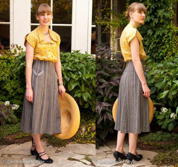 Decades of Style 1950's Gourmet Skirt #5004