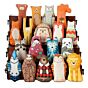 Fiesta Cat Embroidered Doll Kit